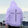thumbnail image 4 of MHFRRA Sudaderas y Sudaderas para Hombre, Jersey de Manga Larga con Estampado para Uso Casual, Actividades Al Aire Libre y Comodidad En El Hogar Púrpura, 4 of 6