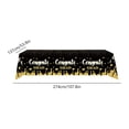 thumbnail image 3 of Graduation Tablecloth Plastic Table Cover For Party Decorations Class Of 2026 Ceremony Supplies 108X54 Inch, 3 of 6