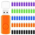 thumbnail image 1 of Memoria USB Kanayu de 128 MB, USB 2.0, 50 unidades, 5 colores, 1 of 7