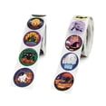 thumbnail image 1 of 500pcs/roll Labels Halloween Decoration Bag Seal Sticker; DIY Craft Sticker DIY Craft Gift Bag Labels, Type 1, 1 of 9