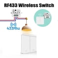 thumbnail image 3 of RF 433Mhz Relay Receiver with 1x 2Gang Panel Switch, 3 of 5