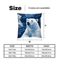 thumbnail image 5 of Bear Covers Throw Pillow Set - 2 Pack Throw Pillow Inserts Included - Unique Patterns - 16x16, 18x18, 20x20 Inches for Home Decor - Throw Pillow - Decorative Pillows, 5 of 6