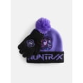 thumbnail image 2 of K-Pop Demon Hunters Girls Pom Beanie and Gloves Set, 2 Piece, 2 of 4