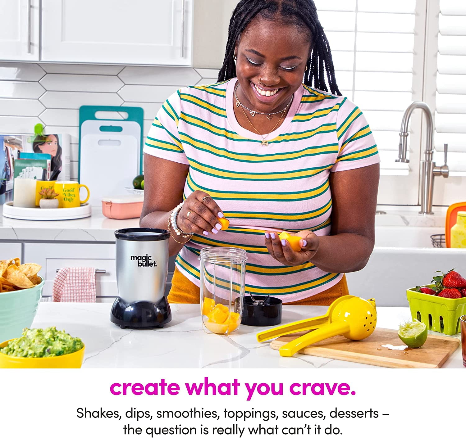 Magic Bullet 11 Piece Blender Set, Silver