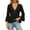 Black@GC@, variant on Women's Tshirts Flutter Sleeve T Shirts for Women Casual V Neck Solid Color Lightweight Tees Soft Cozy Tops