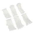 thumbnail image 1 of Pool Table Mesh Bag, Billiard Supplies Hollow Pool Table Mesh Pocket White Bottomless  for Clubs, 1 of 7