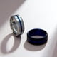 thumbnail image 4 of Anillo de acero inoxidable galvanizado de dos colores para hombre, joyería europea y americana, joyería de moda sencilla, 4 of 6