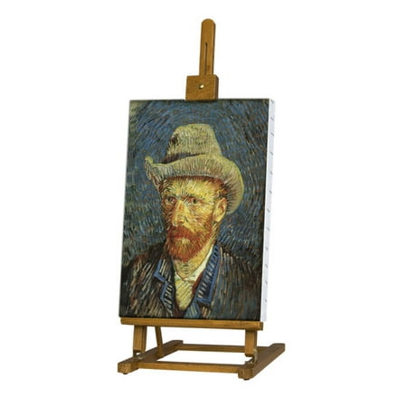 - Creative Mark Van Gogh 29-38” Tall Table Top Easel, Folding Display Easel, H-Frame Wood Studio Art Easel Perfect for Student Artists, Small Studios & Art Display - Walnut Stain Finish