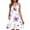 C Multicolor, variant on Dress for Women Summer Ladies' Fashion Trend Floral Print Sleeveless Round Neck Knee Length Skirt G Multicolor S