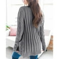 thumbnail image 3 of Dellytop Womens Cable Knit Button Down Cardigan Sweaters, 3 of 3