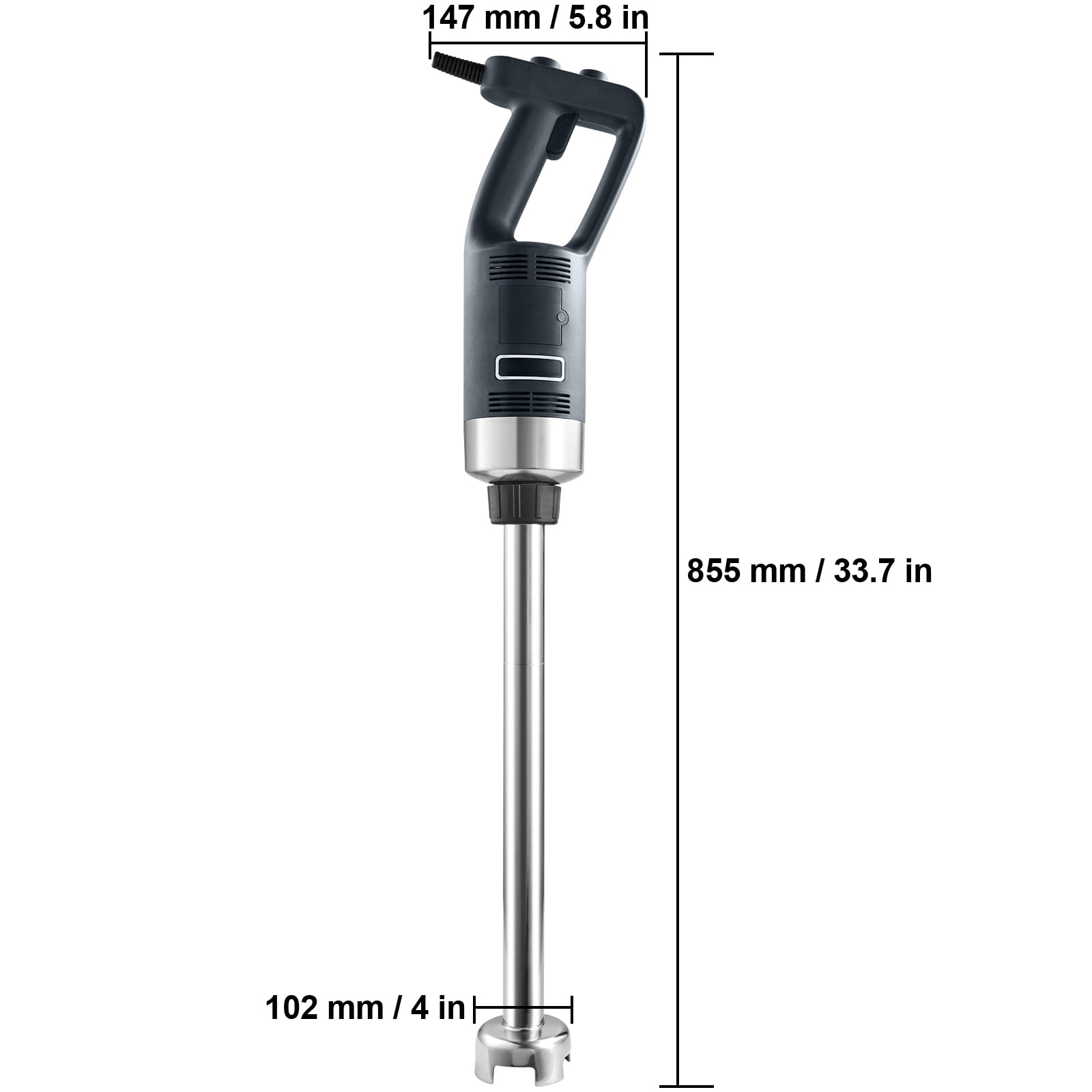 KFFKFF 750W Variable Speed Commercial Immersion Blender Heavy Duty Hand Mixer