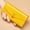 312A yellow, variant on TAZAG pure leather women's long wallet ultra-thin first layer cowhide handmade wallet