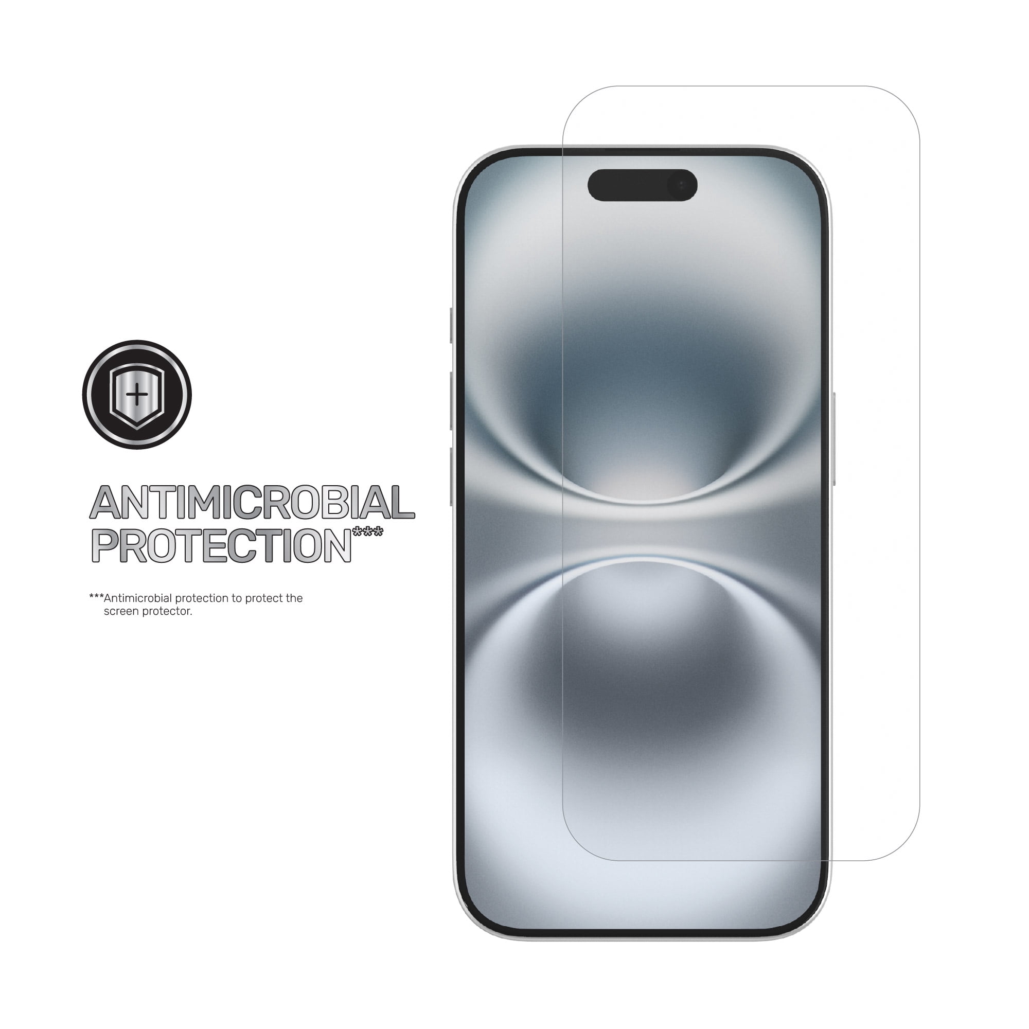 DuraGlass DefenseTech Glass Screen Protector with Blue Light Filtering for iPhone 17
