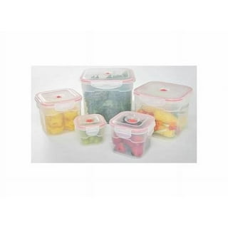 Lasting Freshness Vacuum Food Storage Containers Square 11 Piece