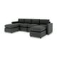 thumbnail image 1 of Sofá Seccional Modular Adapti 4 Plazas + Dos Otomano | Gris Carbón, 1 of 8