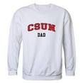 thumbnail image 1 of W Republic 562-166-WHT-01 Sweat-Shirt Col Rond pour Hommes Cal State Northridge Matadors, Blanc - Petit, 1 of 1