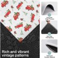 thumbnail image 3 of Red Christmas Truck Pattern Kitchen Rugs Sets Of 3,Kitchen Runner Rugs Non Skid Washable,Decorative Kitchen Floor Mats for Kitchen,Sink,Laundry,17"x30"+ 17"x47" + 17"x59", 3 of 6