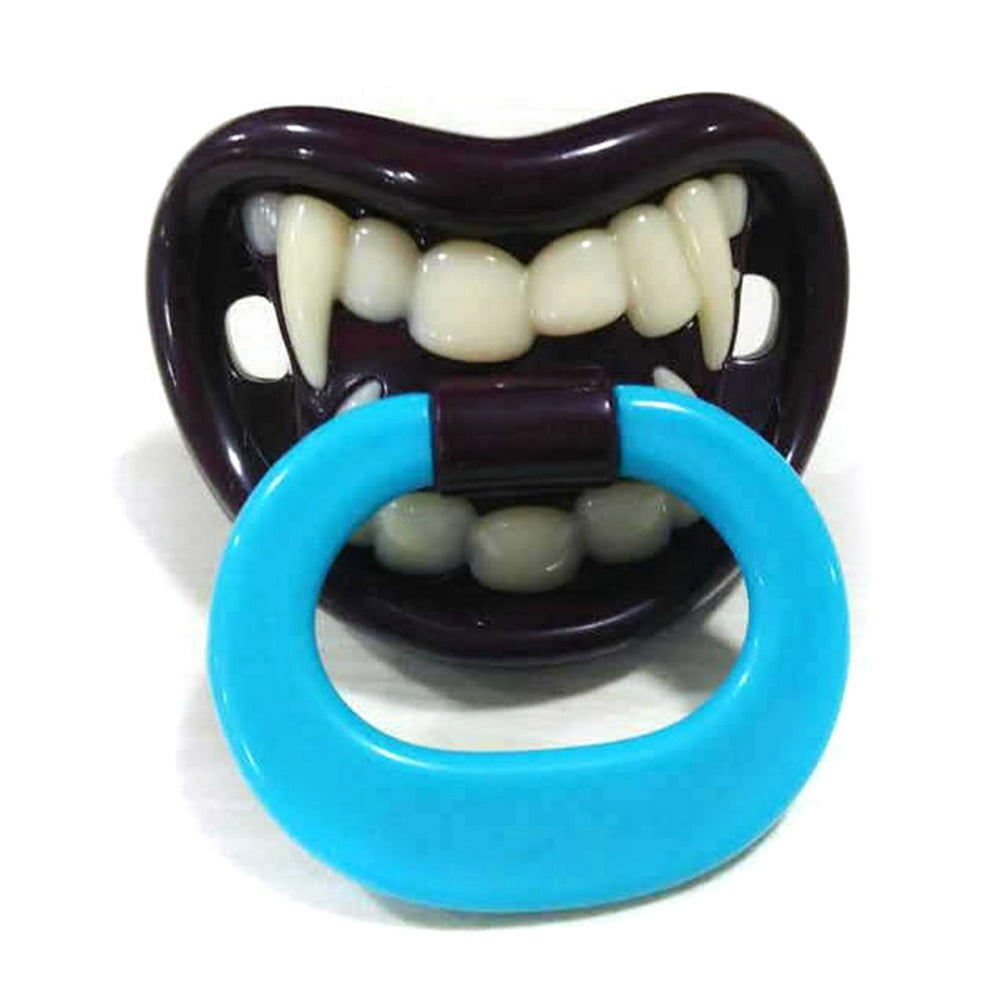 Baby Boy Girl Funny Novelty Dummy Baby Pacifier Vampire Tooth Nipple