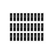 Dark Brown Hair Building Fibers for Instant Volume and Thicker Fuller Hair Large 27.5g ( Pack of 30 Bottles ) Hair Fibers for Women and Men Jargod