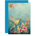 thumbnail image 1 of Tarjeta de cumpleaños Giftzie Colibrí dorado 16.º cumpleaños A5, 1 of 7