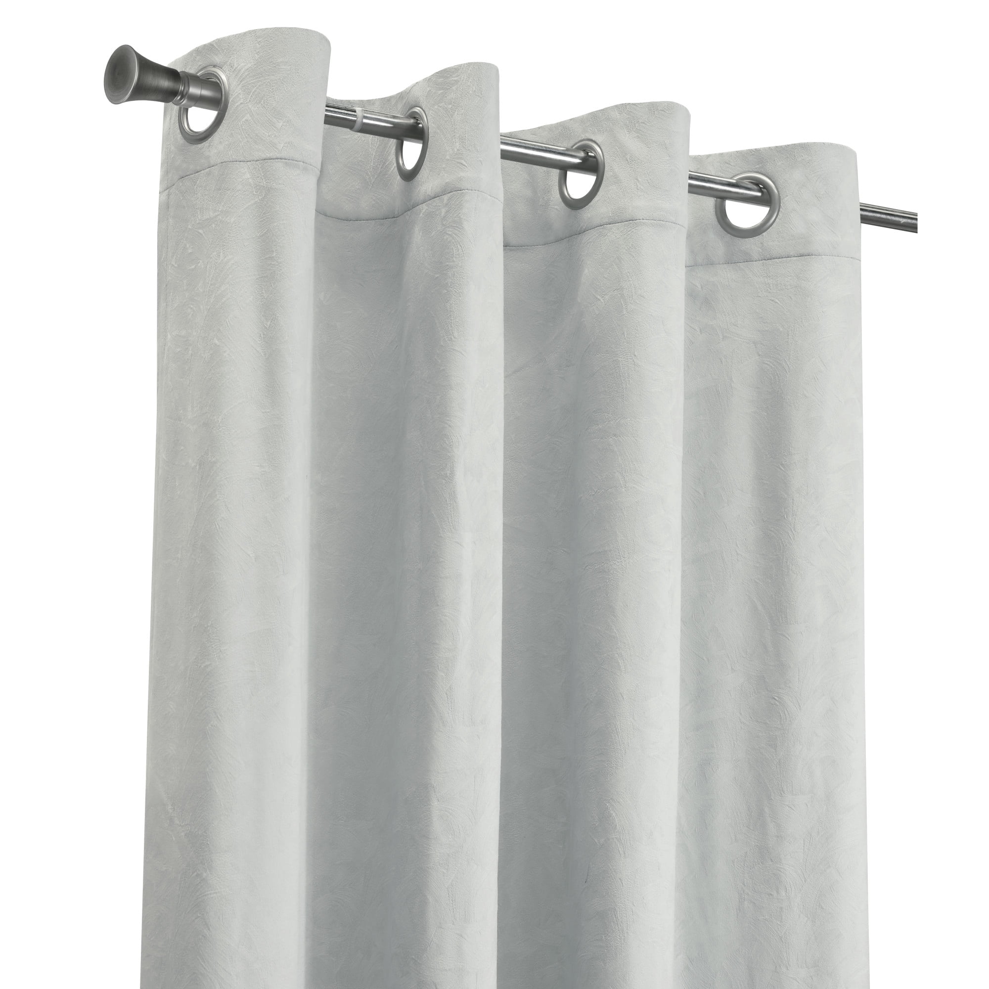Loft Living Bonsai Room Darkening Grommet Indoor Curtain 52 x 95 in White
