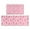 Pink Ribbon Pattern, variant on Pink Ribbon Pattern Kitchen Rugs Sets Of 2,Anti Fatigue Kitchen Mat Rugs Non Slip Washable,Decorative Kitchen Floor Mats for Kitchen,Sink,Laundry,17"x30" 17"x47"