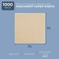 thumbnail image 4 of 1000 Sheets Precut 4x4 Parchment Paper Squares, Bulk Brown Unbleached Liners for Baking, Cookies, Hamburger Patty Press, 4 of 9