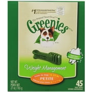 Greenies Weight Management Treat Tub, Pak, Petite, 27 oz