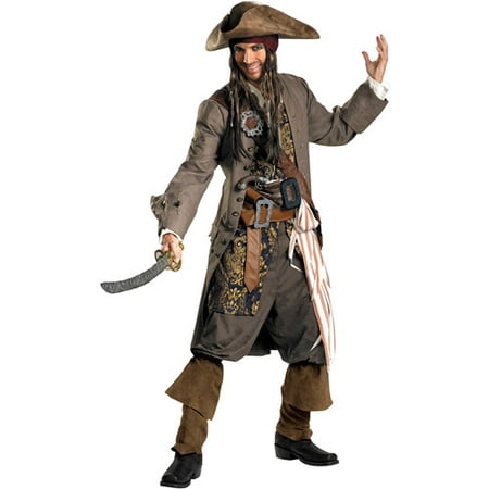 Pirates of the Caribbean Captain Jack Sparrow Theatrical Adult Halloween