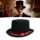 thumbnail image 5 of Disfraz de mago con sombrero de copa, disfraz de mayordomo, esmoquin formal para eventos teatrales. Altura 13cm C 58CM, 5 of 5