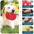 thumbnail image 4 of Juguete masticable RedDog, juguete molar de goma de grado alimenticio, dispensador de alimentos para mascotas no tóxico, juguete interactivo para limpieza de dientes, 4 of 5
