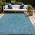 thumbnail image 6 of Beverly Rug Indoor/Outdoor Area Rugs, Waterproof Patio Porch Garden Carpet, Aqua Blue, 8'x10', 6 of 8