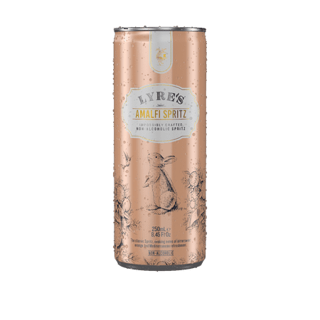 Lyre's Non-Alcoholic Spirits, Amalfi Spritz, 8.45oz (Pack of 12)
