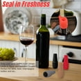 thumbnail image 2 of 8 PCS Wine Stopper, Soft Silicone Wine Corks Reusable Wine Stoppers for Wine Bottles Beer Beverage Champagne Bottle Sealer to for Keeping Wine Champagne Fresh, 2 of 6