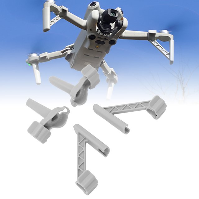 Pattes d'Atterrissage pour Drones, Extensions de Train d'Atterrissage Triangulaire pour Mini 4 Pro