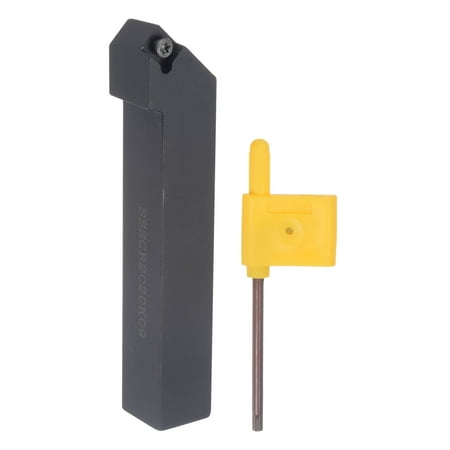 

Uxcell 3/4 Lathe Indexable Carbide Turning Tool Holder SSSCR2020K09 CNC 45°