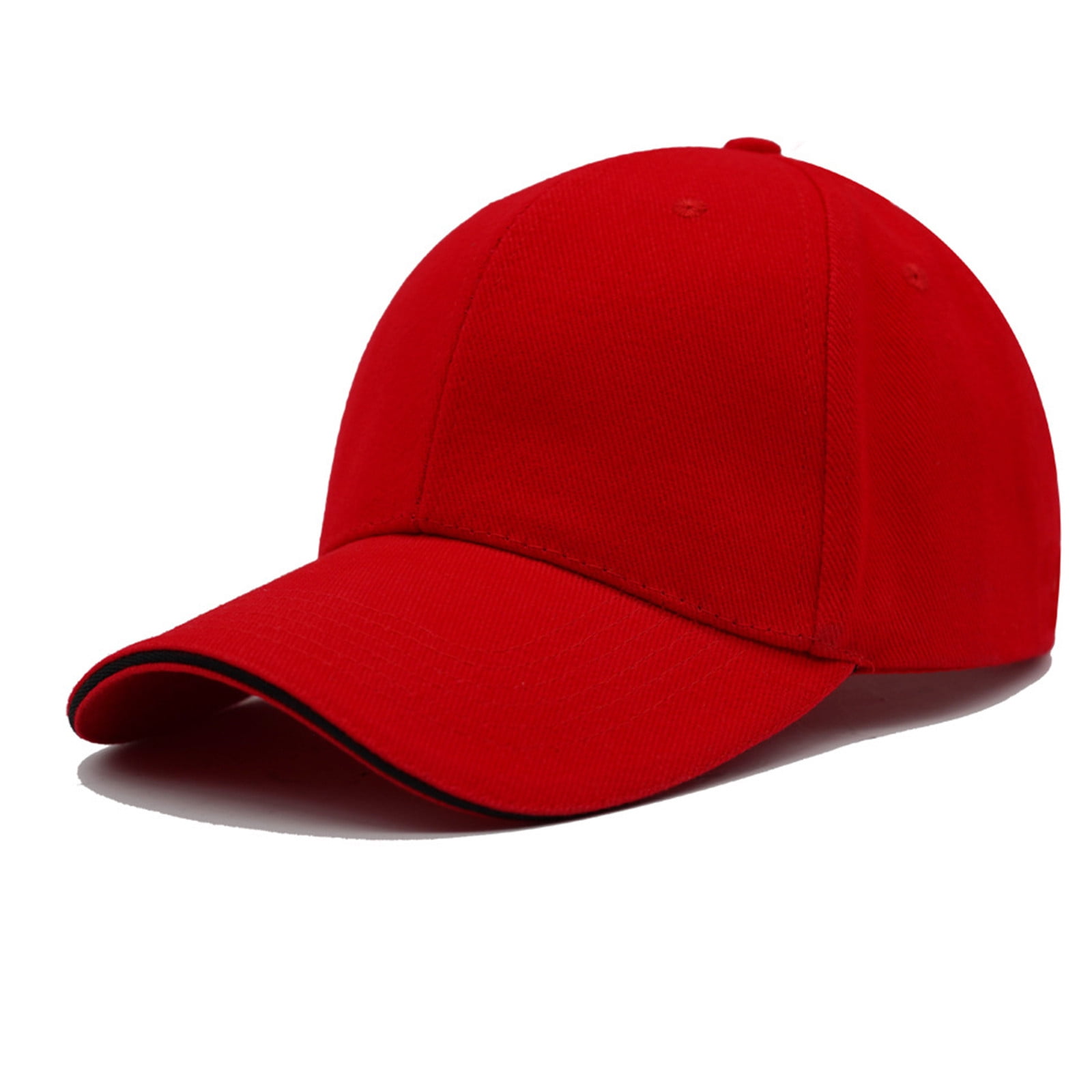 Women Vintage Ball Cap Fashion Red Sports Hat Flat Cap  display picture 1