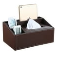 thumbnail image 1 of Caja de pañuelos de cuero multifuncional, caja de papel montada en vehículo para el hogar, caja de servilletas, 1 of 5
