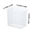 thumbnail image 3 of TERGAYEE Refrigerator Organizer Container,2pcs Fridge Side Door Storage Containers Plastic Translucent,Kitchen Household Sundries Storage Box,Plastic Wall Mount Organizer, 3 of 9
