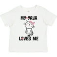 thumbnail image 3 of Inktastic My Yaya Loves Me Girls Girls Toddler T-Shirt, 3 of 5