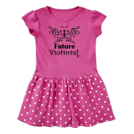 

Inktastic Violin Music Future Violinist Music Gift Gift Toddler Girl Dress