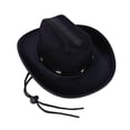 thumbnail image 5 of Pentagram Studded Western Cowboy Hat for Children Pink Star Studded Belt Rider Top Hat for Boys And Girls Carnival Party, 5 of 9