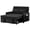 Black(New), variant on Leumius 3 in 1 Convertible Sleeper Sofa Bed, Modern Convertible Sofa Bed with 5-Position Adjustable Backrest,Velvet Pull Out Couch with Pull Out Bed for Living Room Furniture,Green