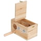 thumbnail image 2 of Caja nido para pájaros, caja para cría de pájaros, jaula incubadora de pájaros de madera, caja para cría de pájaros, rendimiento de primer nivel, 2 of 12