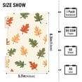 thumbnail image 2 of FORMRS 1-Subject Spiral Notebook 8" x 5" College Ruled 60 Refillable Sheet A5 Hard Cover, Green Autumn Leaves, 2 of 7