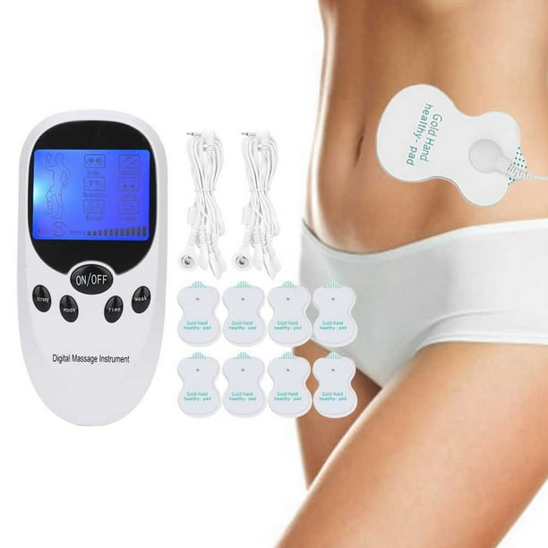 Masajeador electronico digital de doble salida Estimulador muscular Instrumento de masaje para aliviar el dolor Walmart en linea