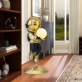 thumbnail image 4 of estatua del , estatua escultura figurilla decoración,figuritas de estatuas de decoración de escritorio de mesa para el hogar,escultura de resina Night Light boda Dorado mayimx estatua del astronauta, 4 of 7