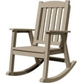 thumbnail image 1 of WLXIANG PP Material Rocking Chair Outdoor Indoor All Weather High Back Patio Rocker for Adult Heavy Duty Rocking Chair for Patio Backyard Porch Garden (Heavy Duty, Light Brown), 1 of 8