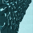 thumbnail image 1 of Ahgly Company Machine Washable Indoor Square Transitional Deep Teal Green Area Rugs, 6' Square, 1 of 7