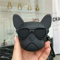 thumbnail image 3 of Mstechcorp Apple 3D Cartoon Bluetooth Shockproof Earbud Case, Black Dog, 3 of 3